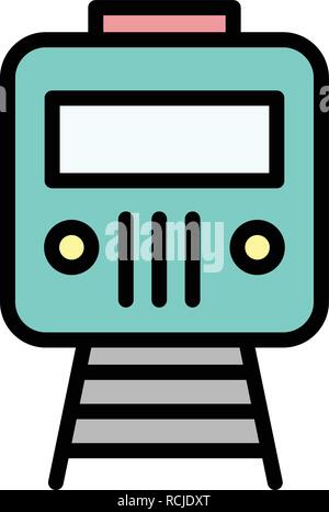 Vettore Icona del treno Illustrazione Vettoriale