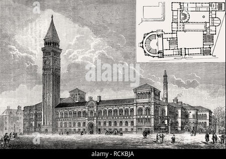 Modello di Edimburgo Scuola Medica, Scozia, XIX secolo Foto Stock