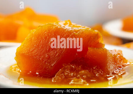 Turco tradizionale dessert di zucca. Foto Stock