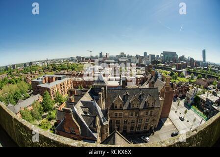 Viste e dalla Cattedrale di Salford Foto Stock