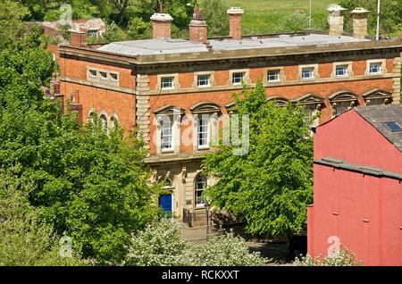 Viste e dalla Cattedrale di Salford Foto Stock