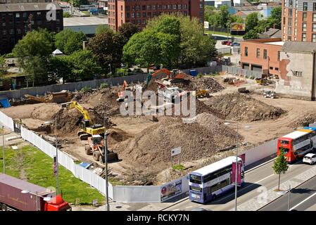 Viste e dalla Cattedrale di Salford Foto Stock