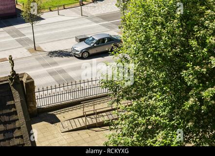 Viste e dalla Cattedrale di Salford Foto Stock