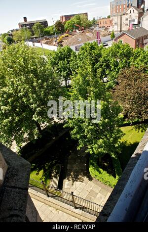 Viste e dalla Cattedrale di Salford Foto Stock