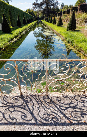 Les Jardins d'Annevoie, Annevoie-Rouillon, la Vallonia, Belgio Foto Stock