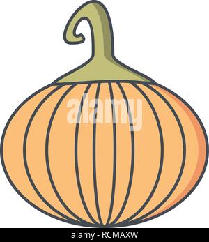 Vettore Icona di zucca Illustrazione Vettoriale