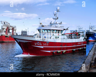 Barca da pesca 'Rosebloom' INS353. Foto Stock