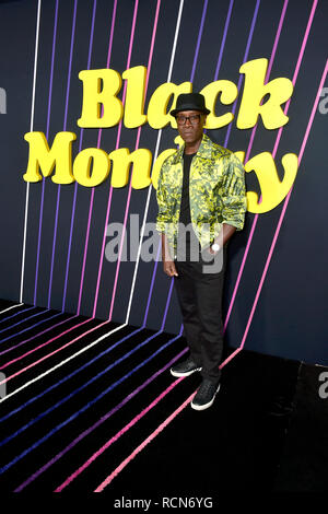 Los Angeles, Stati Uniti d'America. Xiv gen, 2019. Don Cheadle alla premiere di Showtime serie TV "Black Monday" presso il Teatro di Ace Hotel. Los Angeles, 14.01.2019 | Utilizzo di credito in tutto il mondo: dpa/Alamy Live News Foto Stock