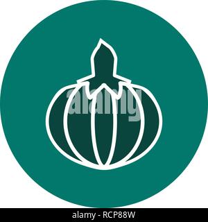 Vettore Icona di zucca Illustrazione Vettoriale