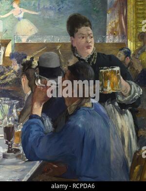 Angolo di un Café-Concert. Museo: National Gallery di Londra. Autore: MANET EDOUARD. Foto Stock