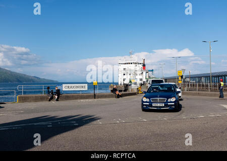 Craignure a Oban ferry crossing Highlands della Scozia Foto Stock