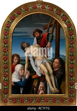 La discesa dalla Croce. Museo: Galleria degli Uffizi di Firenze. Autore: DAVID, GERARD. Foto Stock