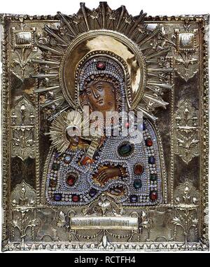 Madre di Dio a lenire i miei dolori. Museo: Collezione privata. Autore: icona russa. Foto Stock