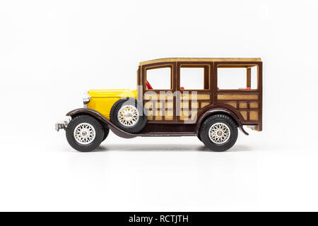 Matchbox i modelli del passato Y-21 Ford Modello un carro di Woody 1930. Foto Stock