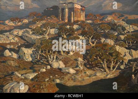 L'antica Crimea. Museo: Stato A. Radishchev Art Museum, Saratov. Autore: Bogayevsky, Konstantin Fyodorovich. Foto Stock