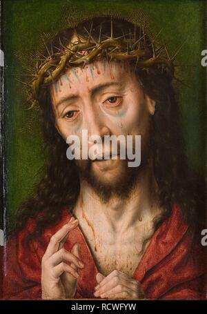 Cristo con la corona di spine. Museo: Rijksmuseum Twenthe, Enschede. Autore: attacchi, AELBRECHT. Foto Stock