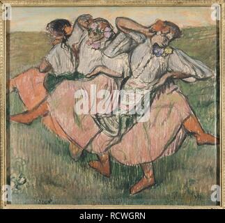 Tre danzatori russi. Museo: Nationalmuseum di Stoccolma. Autore: Degas, Edgar. Foto Stock