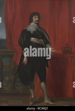 Frederick V (1596-1632), Elettore Palatino del Reno e il re di Boemia. Museo: ambasciata britannica, Praga. Autore: HONTHORST, GERRIT VAN. Foto Stock