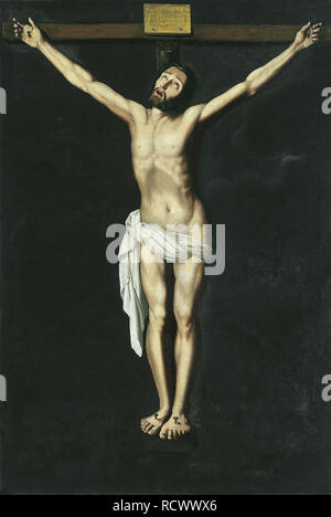 Cristo sulla Croce. Museo: Thyssen-Bornemisza collezioni. Autore: ZURBARAN, Francisco de. Foto Stock