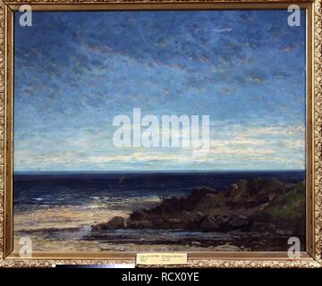 Il mare. Museo: Stato A. Museo di Belle Arti Puskin di Mosca. Autore: Courbet, GUSTAVE. Foto Stock