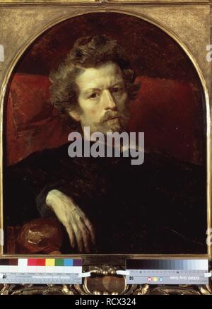 Self-portrait. Museo: State Russian Museum di San Pietroburgo. Autore: Briullov, Karl Pavlovich. Foto Stock