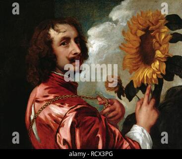 Autoritratto. Museo: Collezione privata. Autore: Van Dyck, Anthony. Foto Stock