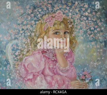 L'angelo dei fiori di ciliegio. Museo: © Yumi Sugai, collezione privata. Foto Stock