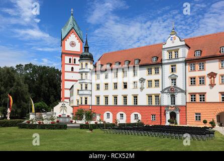 Kloster Scheyern monastero, Abbazia di bavarese della Congregazione benedettina, Scheyern, Pfaffenhofen distretto, Bavaria Foto Stock