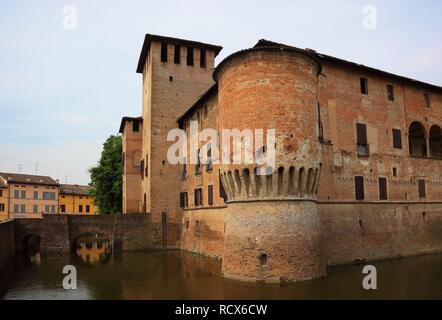 La Rocca di Fontanellato Rocca Sanvitale, Emilia Romagna, Italia, Europa Foto Stock