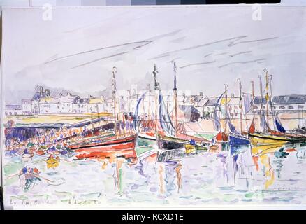 La Turballe. Museo: Stato A. Museo di Belle Arti Puskin di Mosca. Autore: Signac Paul. Foto Stock