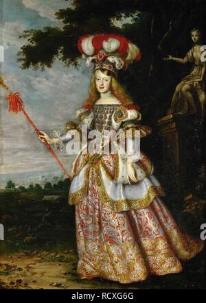 Margarita Teresa, Infanta di Spagna (1651-1673), in costume teatrale. Museo: Museo di Storia dell'arte, Vienne. Autore: il castello di Ambras (A). Foto Stock