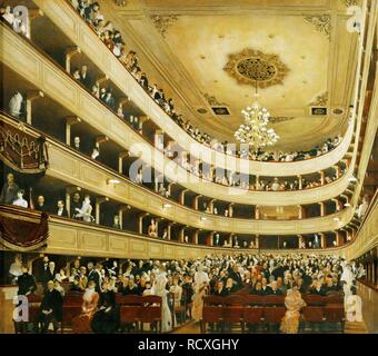 Auditorium del vecchio Burgtheater di Vienna. Museo: Museo di Vienna. Autore: Klimt, GUSTAV. Foto Stock