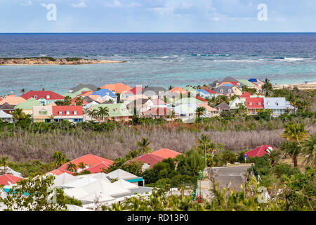 Sint Maarten, (Saint Martin) isola dei Caraibi in Antille olandesi. Foto Stock