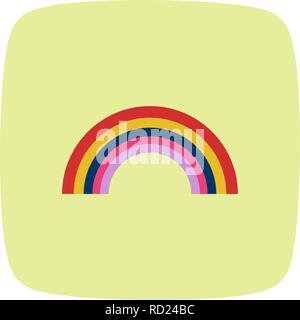 Rainbow icona Vettore per il personale e uso commerciale............. Illustrazione Vettoriale