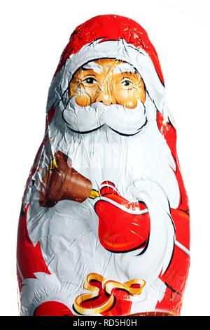 Cioccolata Babbo Natale, Babbo Natale Foto Stock