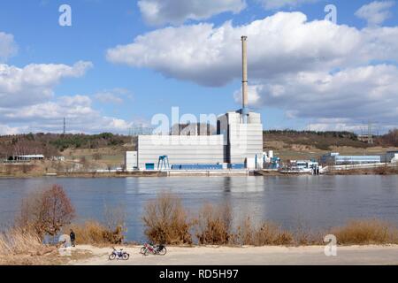 Kruemmel Centrale Nucleare, Geesthacht, Schleswig-Holstein Foto Stock