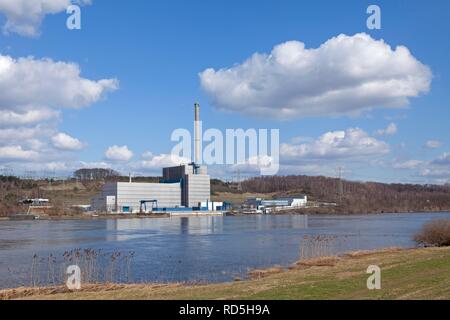 Kruemmel Centrale Nucleare, Geesthacht, Schleswig-Holstein Foto Stock