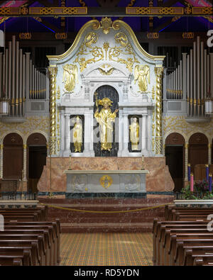 Interno della Basilica Cattedrale di Sant'Agostino sul luogo della Cattedrale di Sant'Agostino, Florida Foto Stock