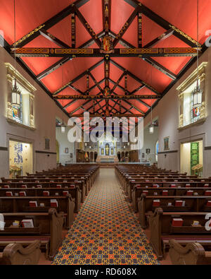 Interno della Basilica Cattedrale di Sant'Agostino sul luogo della Cattedrale di Sant'Agostino, Florida Foto Stock