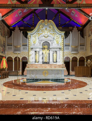 Interno della Basilica Cattedrale di Sant'Agostino sul luogo della Cattedrale di Sant'Agostino, Florida Foto Stock