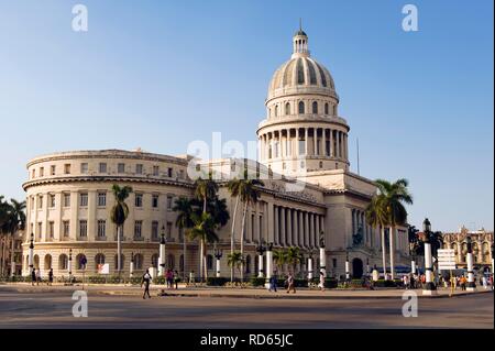 Capitolio Nacional, Capitol nazionale, Avana Vecchia, sito Patrimonio Mondiale dell'Unesco, Cuba Foto Stock