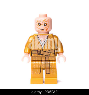 Russo, Samara, 16 gennaio 2018. Costruttore Lego Star Wars. Capo supremo del primo ordine di Snoke Foto Stock