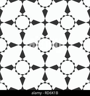 Abstract seamless pattern. Ripetizione ornamento geometrico. Forme stellari, rombi. Arabo seamless texture. Arabesque pattern. Vector colore di sfondo. Illustrazione Vettoriale