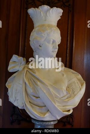America, scultore sconosciuto, Francia, 1700-1800 - Waddesdon Manor - Buckinghamshire, Inghilterra - Foto Stock