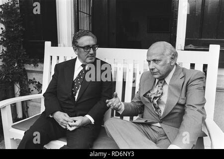 Amerikaanse Minister van Buitenlandse Zaken , il dr. Henry Kissinger brengt bezoek , Bestanddeelnr 928-7264. Foto Stock