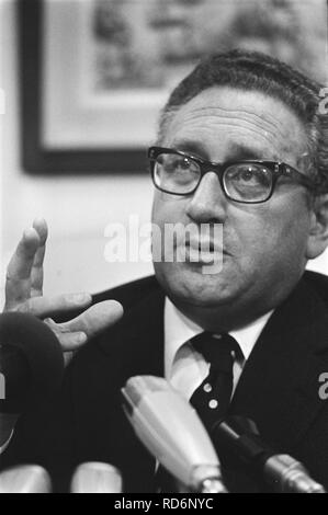 Amerikaanse Minister van Buitenlandse Zaken , il dr. Henry Kissinger brengt bezoek , Bestanddeelnr 928-7268. Foto Stock