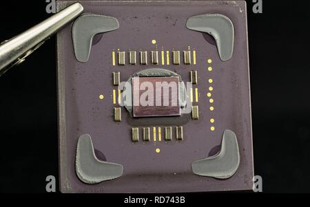 AMD K6-III Sharptooth(Model9) 400AHX pila- Foto Stock
