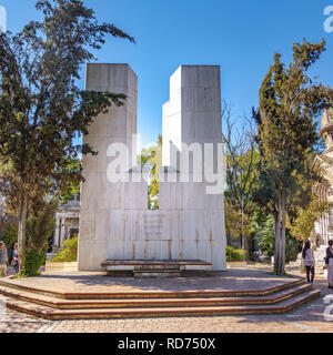 Salvador Allende tomba al cimitero di Santiago - Santiago del Cile Foto Stock