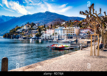 Ascona, Ticino, Svizzera Foto Stock