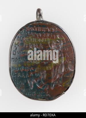 Amulet scolpiti in Intaglio (incise) Foto Stock